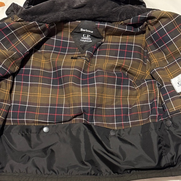 Barbour X CP Company Men's Dark Grey Military Jacket - Picture 4 of 4